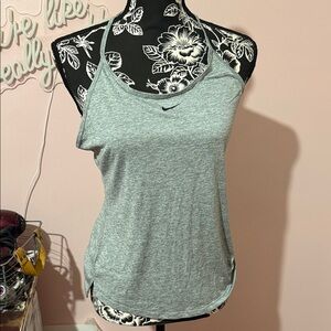 Nike Women's Heather Gray Tank Top